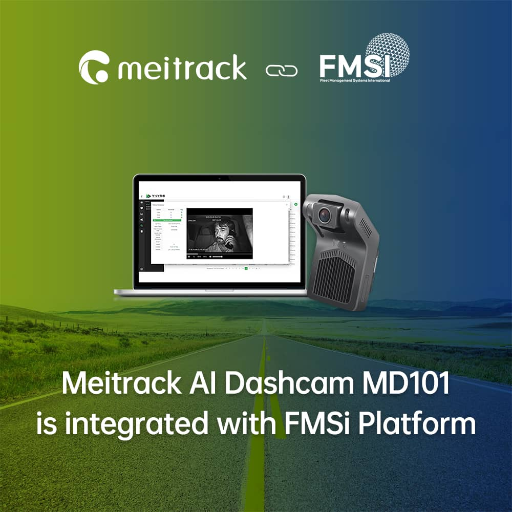 Meitrack AI Dashcam MD101 Is Integrated with FMSi Platform